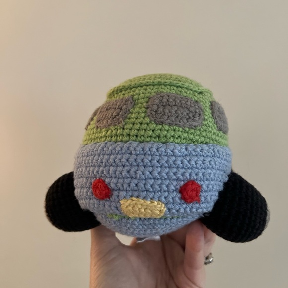 PEBBLE Baby Rattle Camper Volkswagon Van - Picture 3 of 6